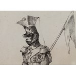 Nicolas Toussaint Charlet (1792 - 1845), Lansjer pierwszego pułku szwoleżerów gwardii Napoleona , 1 cw. XIX w.