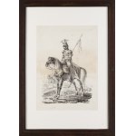 Nicolas Toussaint Charlet (1792 - 1845), Lansjer pierwszego pułku szwoleżerów gwardii Napoleona , 1 cw. XIX w.