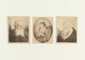 Michał Płoński (1778 Warszawa - 1812 Warszawa), Trzy akwaforty (Trzy portrety), 1802-1805