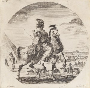 Stefano della Bella (1610 Florencja - 1664 Florencja), Jeździec mauretański