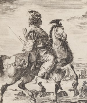 Stefano della Bella (1610 Florencja - 1664 Florencja), Jeździec mauretański