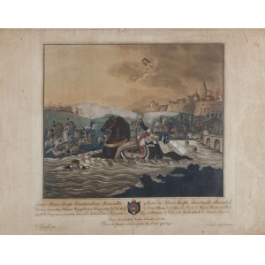 nieznany, Śmierć Księcia Józefa Poniatowskiego, około 1820