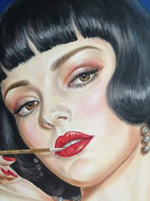 Sandra CHOJNOWSKA (ur. 1974), Szafirowa serenada, 2025
