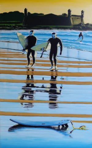 Maciej MAJEWSKI (ur. 1977), Os Dois Surfistas, 2020