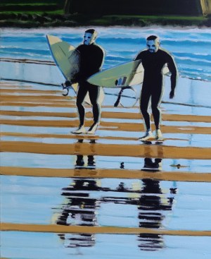 Maciej MAJEWSKI (ur. 1977), Os Dois Surfistas, 2020