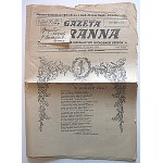 MORNING NEWSPAPER. Illustrated News Journal of the Eastern Borderlands. Lviv, Monday, June 27, 1927....