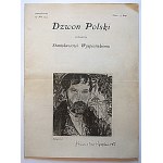 [ONE-DAY BULLETIN]. JEDNODNIWKA 13 - XII - 1914. bell of Poland dedicated to Stanislaw Wyspianski. W-wa 1914...