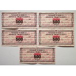 [CEGGES]. Five pieces. Election Fund of the Citizens