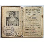 LEGITIMACY. Union of Polish Stage Artists. Legitimation No. 276 Pobóg - Nowicka Irena....