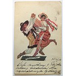 STRYJEŃSKA ZOFIA. Kolomyjka. [From the cycle : Polish Dances]. Published by the "Polish Gallery", Cracow....