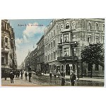 BYTOM G. Ś. Dworcowa Street. Signed J. L. B. 1910. no. 970. lower right corner : 34,275 v. Colored