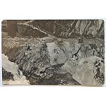 KOSÓW. Beach. Photo postcard. No publisher. Date handwritten 1938. detached stamp. Ch.-b