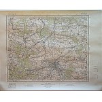 CZĘSTOCHOWA. Pas45. Pole 28. w-wa 1933. published by WIG. Scale 1 : 100,000. format 46/35 cm. Colorful