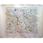 KŁODAWA. Lane 39. pole 28. w-wa 1930. published by WIG. Scale 1 : 100,000. format 47/35 cm. Colorful...