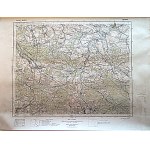 KRZEPICE. Lane 45, Pole 27, W-wa 1933. published by WIG. Scale 1 : 100,000. format 47/35 cm. Colorful