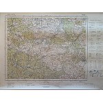 WOŹNIKI. lane 46. pole 28. w-wa 1934. published by WIG. Scale 1 : 100,000. format 46/35 cm. Colored