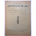SZYMANOWSKI KAROL. Op. 58 Kurpie Songs. Singing and piano. 12 songs for solo voice with piano....