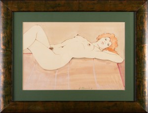 Henryk P£ÓCIENNIK (1933 - 2020), Female nude peach; 1995