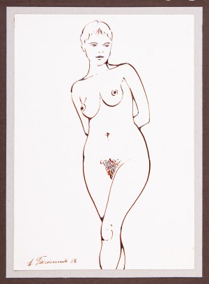 Henryk PŁÓCIENNIK (1933 - 2020), Nude; 1986