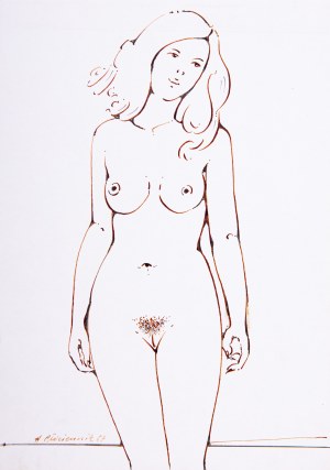 Henryk PŁÓCIENNIK (1933 - 2020), Nude; 1987