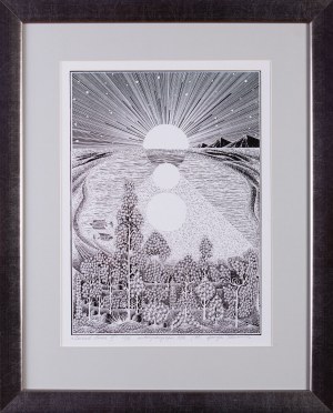 Henryk PŁÓCIENNIK (1933 - 2020), Sunset VI ; 1992