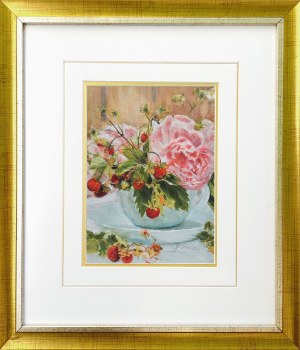 Ida Perens, Peonie i poziomki, 2022