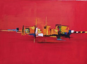 Dorothy Laz, Red Abstraction, 2010