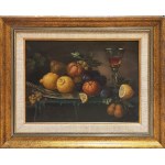 Swiridov V. D., Nature morte aux fruits et au vin