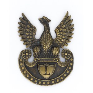 Eagle with engraved letter L, Warsaw 1917