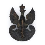 Eagle with the numeral 4, Warsaw 1917, Ludwik Minchejmer(?)