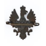 Orzeł patriotyczny w typie orła besselerowskiego Warszawa 1917