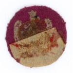 Embroidered eagle of the Polish Army in France - version for privates