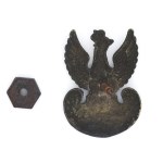 Eagle cast on eagle base by J.R Gaunt