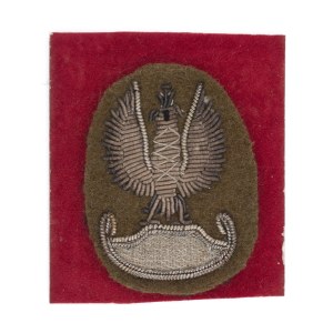 Eagle embroidered with byre