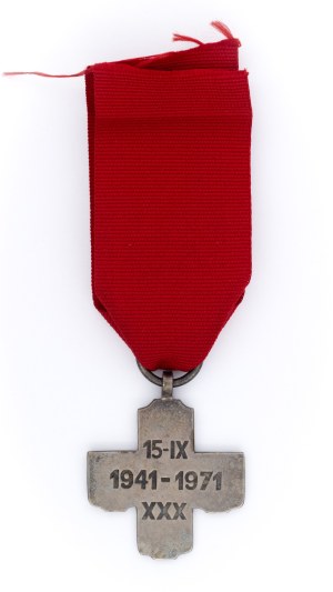 Silbernes Kreuz der XXX Jahre der 5. Grenzinfanterie-Division 1941-1971 15 - IX