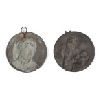 Set of 2 medallions by Andrzej Tyblewski