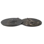 Set of 2 medallions by Andrzej Tyblewski