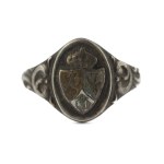 Patriotic signet ring with a coat of arms from the January Uprising period