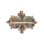 Patriotic brooch with Eagle and Pogo