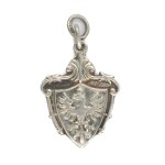 Patriotic pendant/pendant with eagle and coat of arms from the January Uprising period