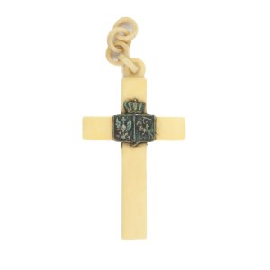 Patriotic cross with the coat of arms from the November Uprising period (Eagle and Pogo)
