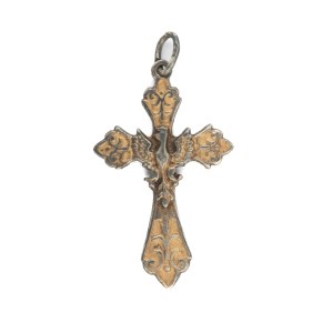 Patriotic cross with eagle