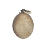 Patriotic jewelry, pendant in the form of a decorative oval shield