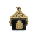 Lacquer stamp(?) with a coat of arms from the November Uprising period