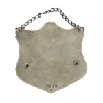 A grosgraph with an image of St. Christopher - patron saint of drivers and pilots