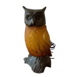 Tin Chi Owl Lamp from 1996, Andrea Sadek