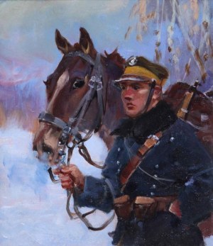 Jerzy Kossak, Ułan z koniem