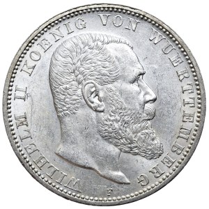 Germany, Württemberg, 5 marks 1913 F, Stuttgart