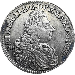 Saxony 1/8 thaler 1717, commemorating the 200th anniversary of the Reformation.