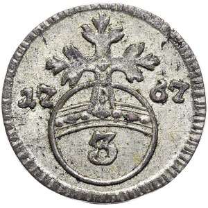 Germania - Muhlhausen 3 fening 1767.